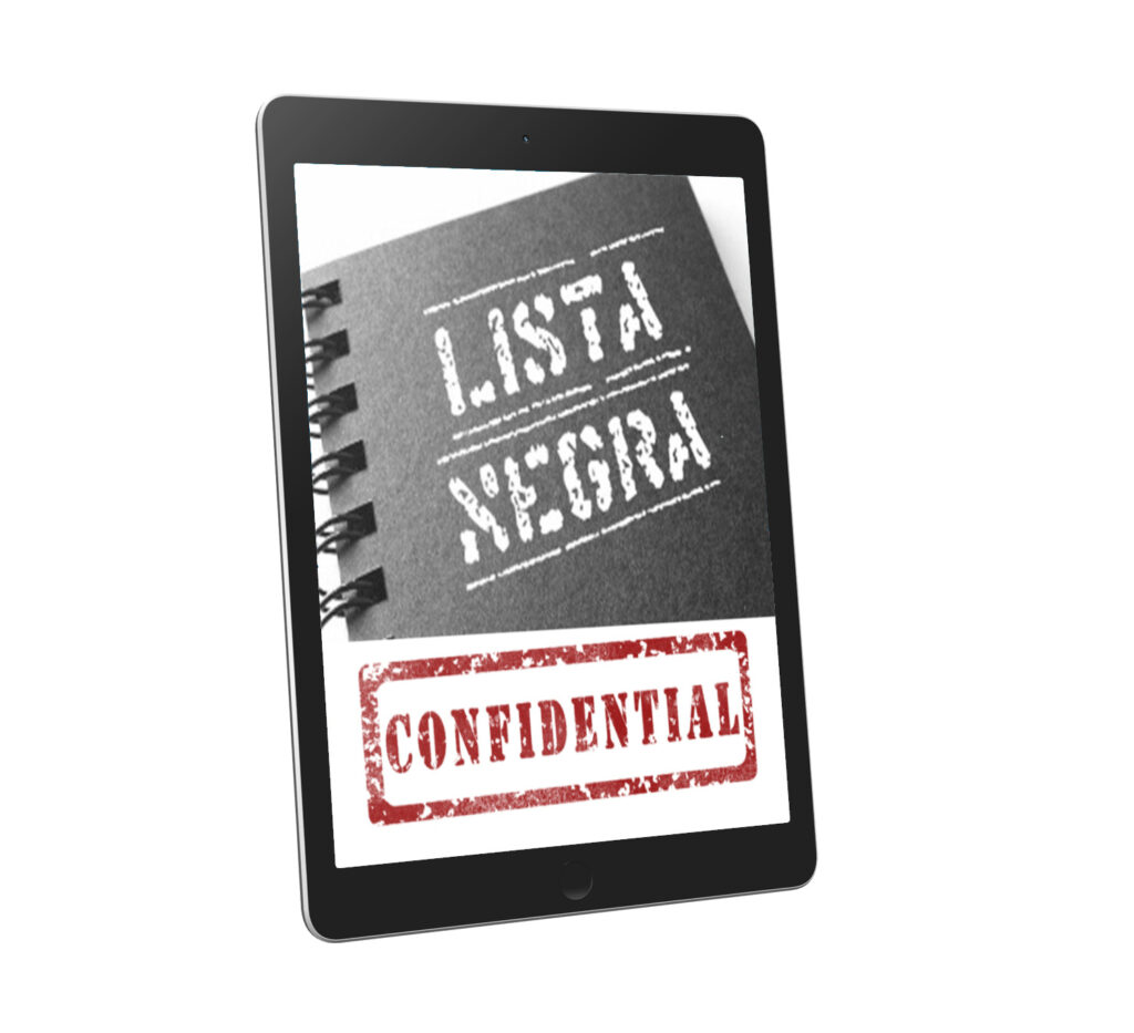 LISTA NEGRA DO BANCO CENTRAL